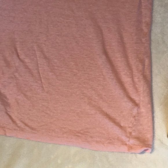 LOFT Blush Pink Linen T-Shirt - Picture 2 of 4